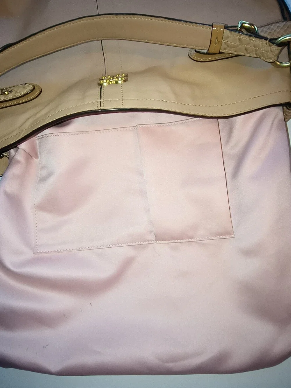 Coach Colette Leather Tan 14